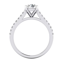 Afbeelding in Gallery-weergave laden, Solitaire Ring van 1,50 Karaat Echt Diamant Met Accenten