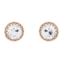 Afbeelding in Gallery-weergave laden, Old Mine Slijpvorm Diamant ring in 14K Rosé Goud – hoofdaanzicht