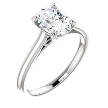 Afbeelding in Gallery-weergave laden, Solitaire Verlovingsring 2,50 Karaat Echt Diamant Filigraan Witgoud 14K