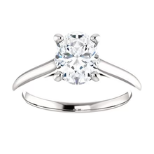 Afbeelding in Gallery-weergave laden, Solitaire Verlovingsring 2,50 Karaat Echt Diamant Filigraan Witgoud 14K