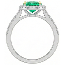 Afbeelding in Gallery-weergave laden, Premium Edelsteen Ring 2 karaat – achteraanzicht