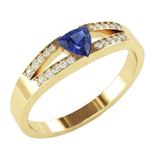 Afbeelding in Gallery-weergave laden, echte round diamant 1karaat ring vooraanzicht