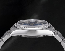 Afbeelding in Gallery-weergave laden, Sprankelende blauwe Natuurlijke echte diamant ( niet in het laboratorium gekweekt )en wijzerplaat rand Datumjust Rolex herenhorloge Roestvrij staal SNELLE INSTELLING