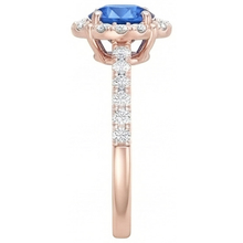 Afbeelding in Gallery-weergave laden, Sri Lanka Saffier Diamanten 3.25 Karaat Ring Rose Goud