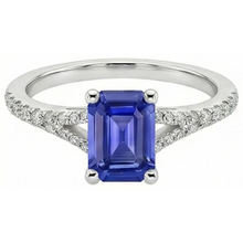 Afbeelding in Gallery-weergave laden, echte round diamant 4karaat ring profielweergave