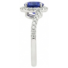 Afbeelding in Gallery-weergave laden, echte round diamant 2.50karaat ring bovenaanzicht