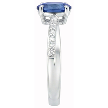Afbeelding in Gallery-weergave laden, echte round diamant 2.30karaat ring profielweergave