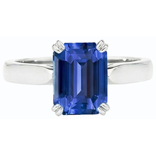 Afbeelding in Gallery-weergave laden, echte saffier 2.50karaat ring op wit