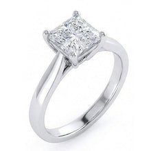 Afbeelding in Gallery-weergave laden, echte diamant 1.10karaat ring bovenaanzicht