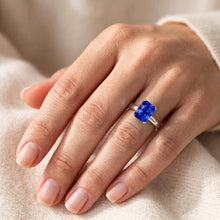 Afbeelding in Gallery-weergave laden, Stralende Solitaire Ceylon Sapphire Verlovingsring 2,50 karaat goud 14K