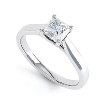 Afbeelding in Gallery-weergave laden, echte diamant 1.10karaat ring vooraanzicht