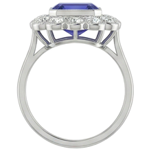 Afbeelding in Gallery-weergave laden, Tanzaniet Cocktail Ring
