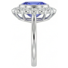 Afbeelding in Gallery-weergave laden, Tanzaniet Cocktail Ring