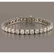 Afbeelding in Gallery-weergave laden, Tennisarmband Met 25 Karaat Echt Diamanten