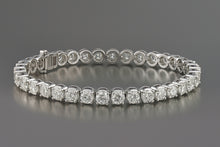 Afbeelding in Gallery-weergave laden, 24 Karaat Natuurlijk uit de a aarde gewonnen Diamanten Tennisarmband