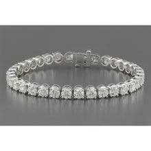 Afbeelding in Gallery-weergave laden, 24 Karaat Natuurlijk uit de a aarde gewonnen Diamanten Tennisarmband