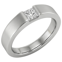 Afbeelding in Gallery-weergave laden, Tension Princess Echt Diamanten Jubileumring Witgoud 14K 0,75 Karaat
