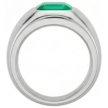 Afbeelding in Gallery-weergave laden, Fijne Smaragd Gekleurde Steen Ring – detailaanzicht