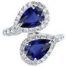 Afbeelding in Gallery-weergave laden, echte round diamant 3.50karaat ring close-up detail