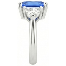 Afbeelding in Gallery-weergave laden, echte diamant 2.50karaat ring bovenaanzicht