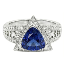 Afbeelding in Gallery-weergave laden, echte diamant 1.50karaat ring close-up detail