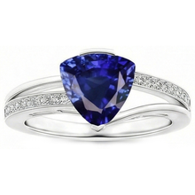 Afbeelding in Gallery-weergave laden, echte round diamant 2karaat ring zijaanzicht
