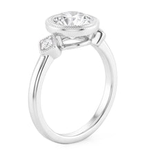 Afbeelding in Gallery-weergave laden, Trilogie Ring 14K Witgoud met Fijne Diamant – 2 karaat