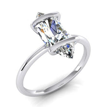 Afbeelding in Gallery-weergave laden, Twee-staven Marquise ring, unieke stijl
