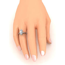 Afbeelding in Gallery-weergave laden, Twee-staven Marquise ring, unieke stijl