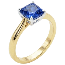 Afbeelding in Gallery-weergave laden, echte diamant 1.50karaat ring close-up detail