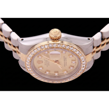 Afbeelding in Gallery-weergave laden, echte round diamant 0.80karaat watch profielweergave