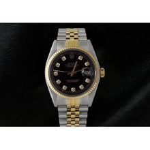 Afbeelding in Gallery-weergave laden, Tweekleurige heren Rolex Datumjust horloge