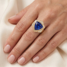 Afbeelding in Gallery-weergave laden, Uit de aarde gewonnen VVS Blauwe Saffier Fijne Sieraden 5,5