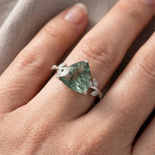 Afbeelding in Gallery-weergave laden, VVS Green Prasiolite Edelsteen Ring 2,0 karaat – 14 Karaat