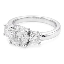 Afbeelding in Gallery-weergave laden, Verblindend 3-Steens Ring – Diamant 2,50 karaat door HarryChadEnt