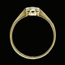Afbeelding in Gallery-weergave laden, Verlovings Ring Ronde Oude Mijn Geslepen Echt Diamanten Ring 1,25 Karaat Bloemstijl