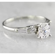 Afbeelding in Gallery-weergave laden, Verlovingskussen Echt Diamanten Ring 1,70 Karaat Witgoud 14K