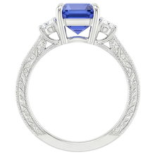 Afbeelding in Gallery-weergave laden, echte round diamant 3.50karaat ring close-up detail