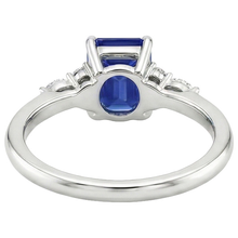 Afbeelding in Gallery-weergave laden, echte round diamant 4karaat ring close-up detail