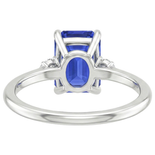 Afbeelding in Gallery-weergave laden, echte round diamant 3.50karaat ring bovenaanzicht