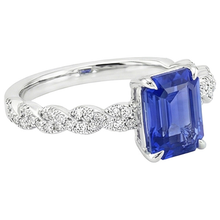 Afbeelding in Gallery-weergave laden, echte round diamant 4.50karaat ring bovenaanzicht