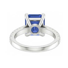 Afbeelding in Gallery-weergave laden, echte round diamant 3karaat ring op wit