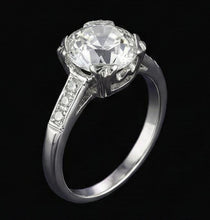 Afbeelding in Gallery-weergave laden, Verlovingsring Oude Europese Echt Diamant 2,75 Karaat Dames Sieraden