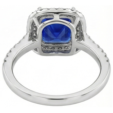 Afbeelding in Gallery-weergave laden, echte round diamant 4.50karaat ring met diamantaccenten