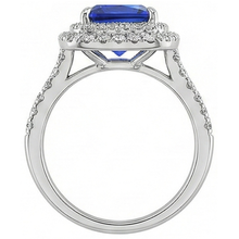 Afbeelding in Gallery-weergave laden, echte round diamant 4.50karaat ring op wit
