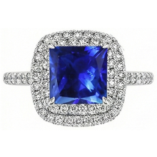 Afbeelding in Gallery-weergave laden, echte round diamant 4.50karaat ring close-up detail