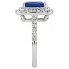 Afbeelding in Gallery-weergave laden, echte round diamant 4.50karaat ring profielweergave