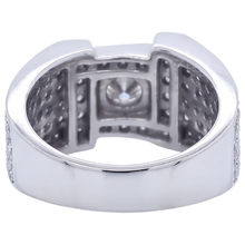 Afbeelding in Gallery-weergave laden, Vintage Look Herenring Ronde Echt Diamanten Sieraden 3 Karaat