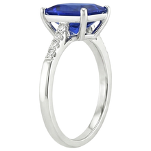 Afbeelding in Gallery-weergave laden, echte princess diamant 3.75karaat ring profielweergave