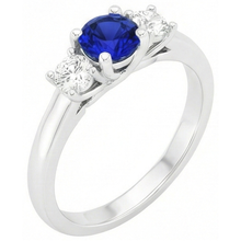 Afbeelding in Gallery-weergave laden, echte round diamant 1.50karaat ring vooraanzicht